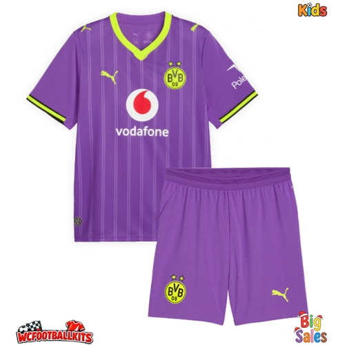 Borussia Dortmund Ethan Nwaneri #18 Replica Third Stadium Kit for Kids 2026-27 Short Sleeve (+ pants)